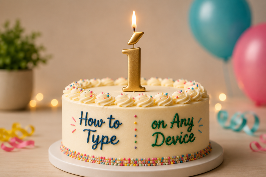 How to Type í